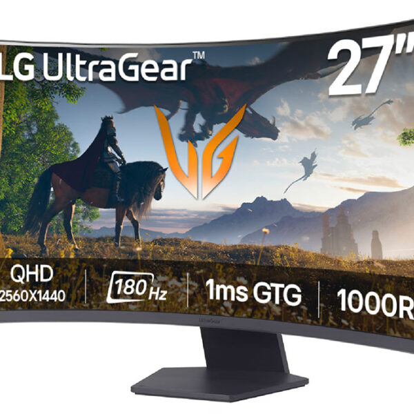 MONITOR LG LED CURVO 27" QHD (27GS60QC-B)