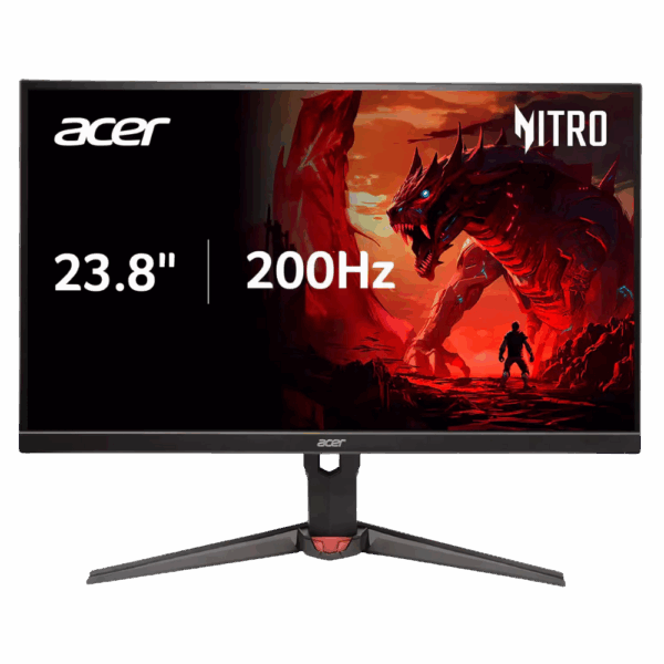 MONITOR ACER NITRO 23.8" FHD (XV240Y) 200Hz 0.5ms PIVOT