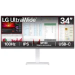 MONITOR LG 34" ULTRAWIDE WFHD IPS 100HZ 5ms