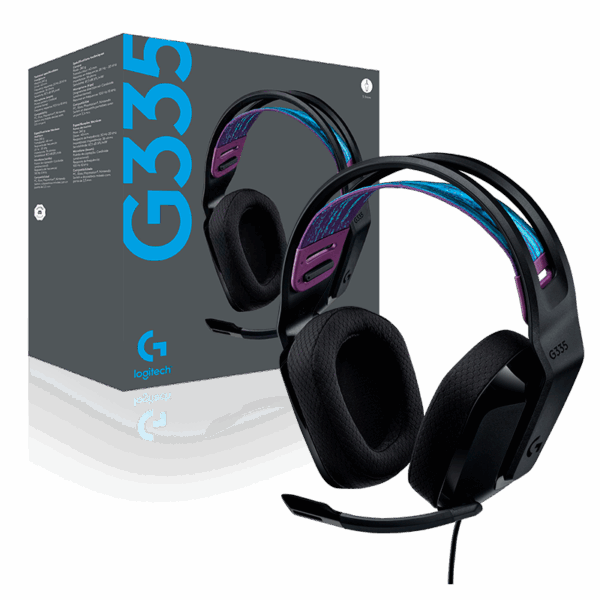 DIADEMA GAMER LOGITECH G335 (BLANCO Y NEGRO)