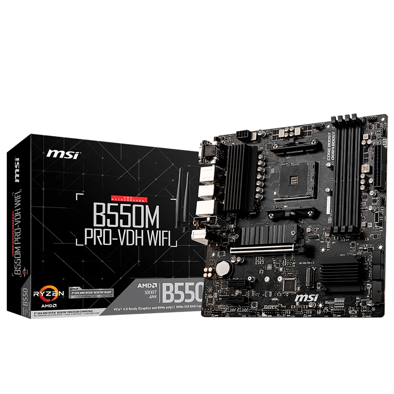 Product_202308281421101990972829.1024 (1) BOARD MSI B550M - PRO-VDH AM4 DDR4 RYZEN - Imagen 1