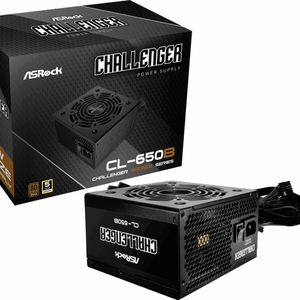 FUENTE ASROCK 650W 80 PLUS BRONCE CHALLENGER