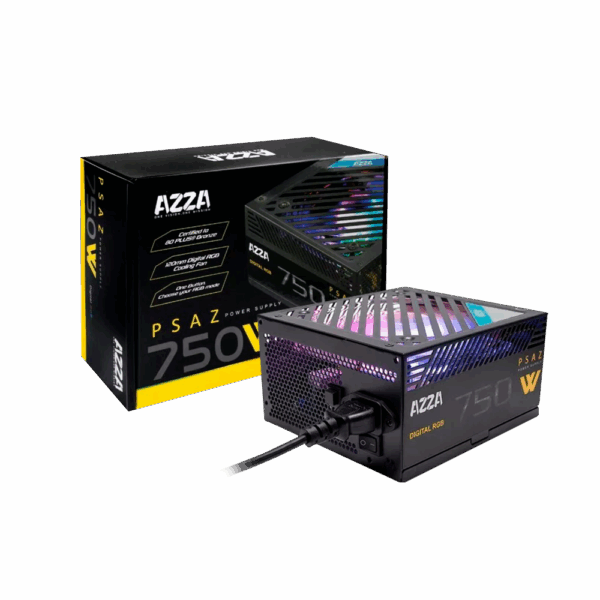 FUENTE AZZA 750W 80 PLUS BRONCE RGB