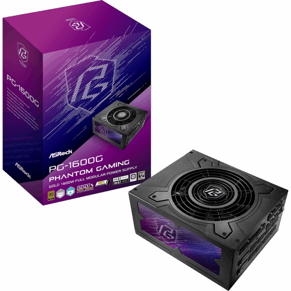 FUENTE ASROCK 1600W 80 PLUS GOLD PHANTOM GAMING