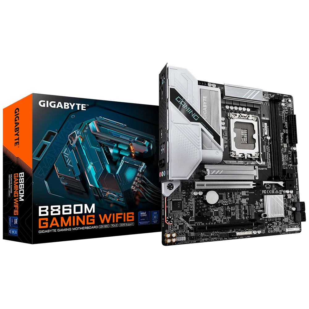 Product_20251027175341171930101.PNG GIGABYTE B860M GAMING WIFI6 REV.1.0 – BOARD SOCKET 1851 - Imagen 1