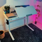 ESCRITORIO AJUSTABLE TAURET RIDING PLANIKA DESK (BLANCO) 1MOTOR - Imagen 2