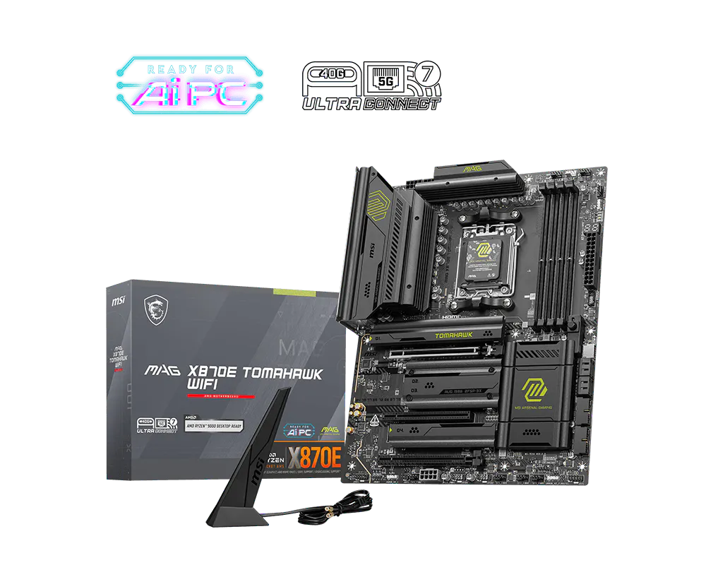 product_173553972848aa1ffa3b4923f7ff28db8e9e812a88 BOARD MSI MAG X870E TOMAHAWK WIFI DDR5 - Imagen 1