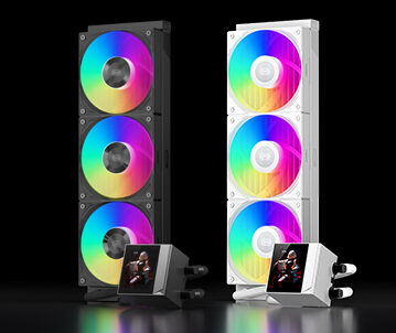 REFRIGERACION LIQUIDA PC COOLER DC360 RGB BLANCA/ NEGRA