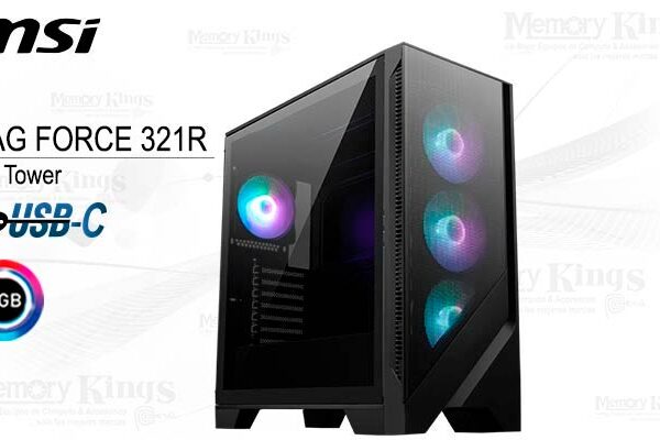 CAJA MSI MAG FORGE 321R AIRFLOW