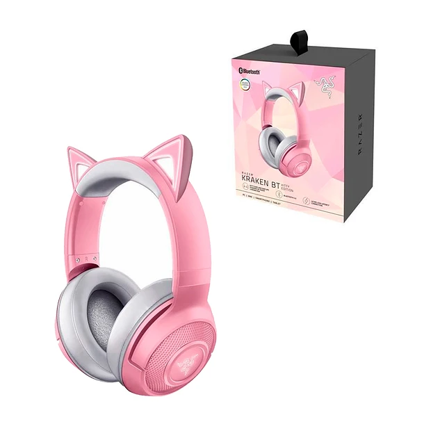 610 (5) DIADEMA RAZER KRAKEN KITTY V2 BT ROSA - Imagen 1