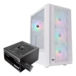 CHASIS THERMALTAKE S200 TG ARGB 4FAN 650W BRONZE BLANCO