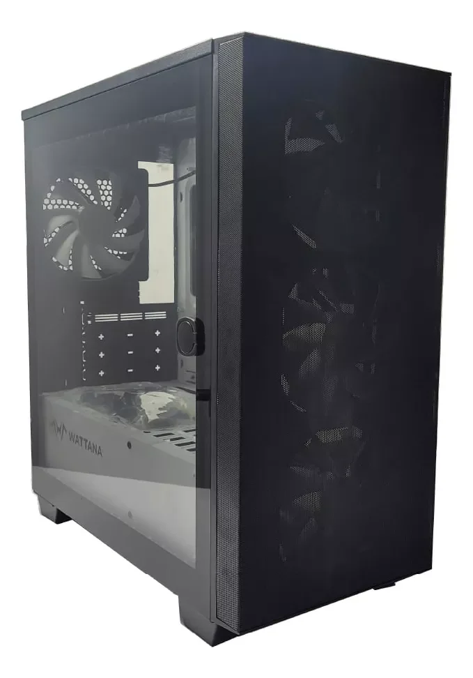 D_NQ_NP_2X_857309-MCO71877290352_092023-F-1 CAJA WATTANA ECOLIGHT NEGRO WA-CH-3609 4 FAN - Imagen 1