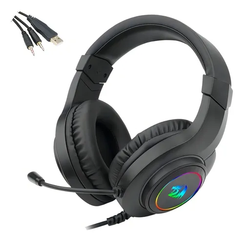 DIADEMA REDRAGON HYLAS RGB (H260) NEGRO