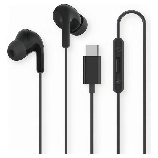 AUDIFONOS XIAOMI TIPO-C NEGRO Y BLANCO