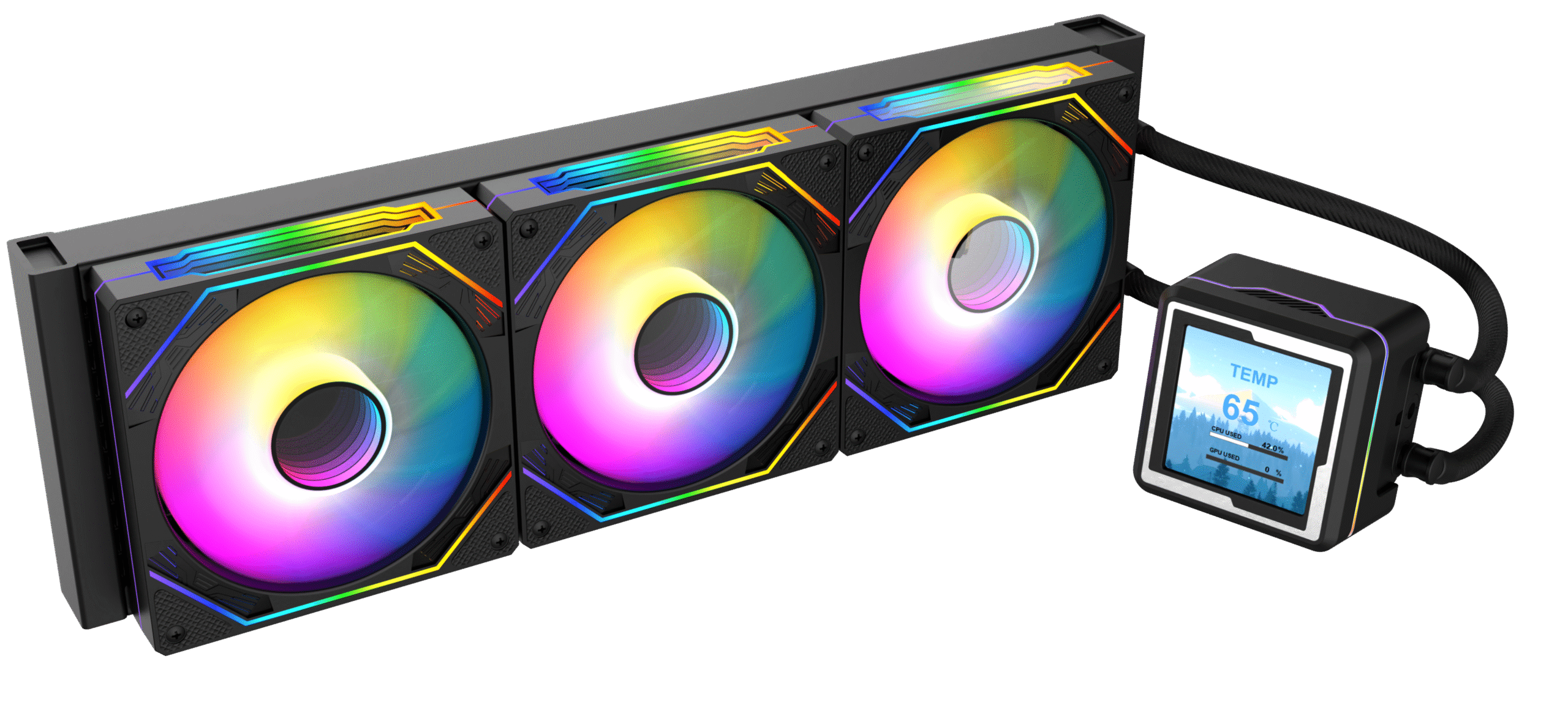 LegendB3-scaled REFRIGERACION LIQUIDA ICEBERG LEGEND 360 ARGB PANTALLA - Imagen 1