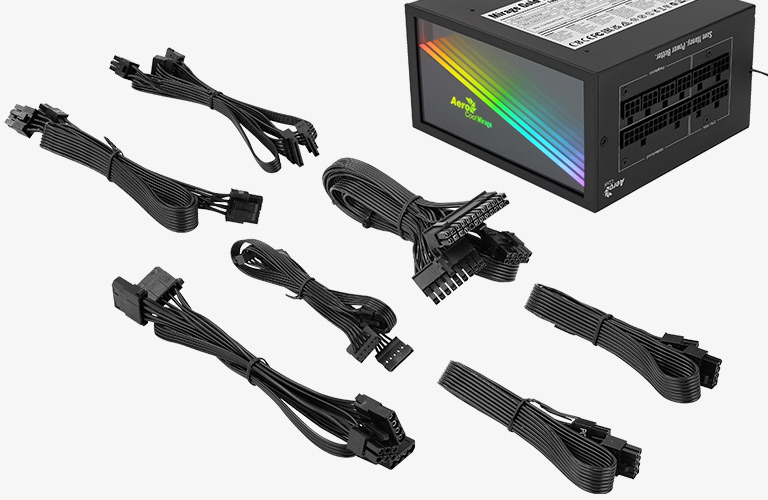 Mirage-Gold-650W-Fully-Modular-RD-9 FUENTE AEROCOOL MIRAGE 850W 80 PLUS GOLD RGB FULL MODULAR - Imagen 1