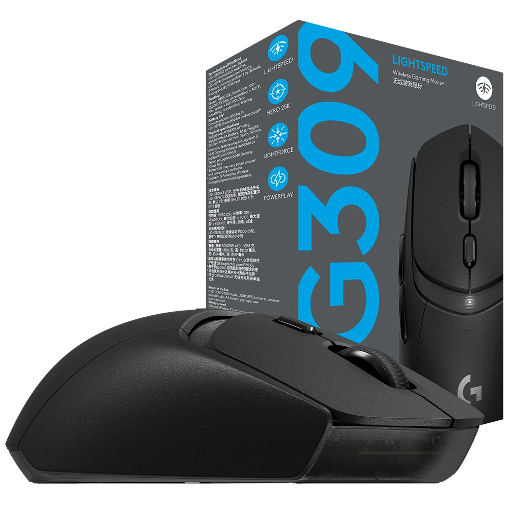 Product_202408261227161196795540.perfilPNG (1) MOUSE LOGITECH LIGHTSPEED (G309) NEGRO - Imagen 1