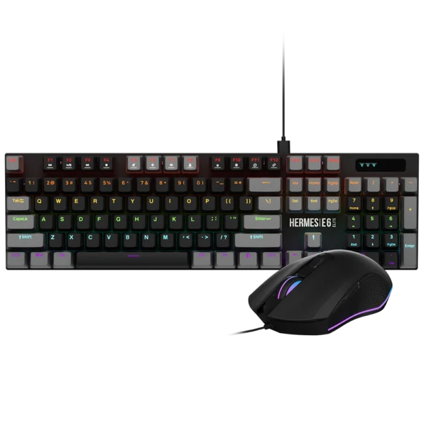 COMBO TECLADO Y MOUSE GAMER GAMDIAS HERMES E6 ELITE