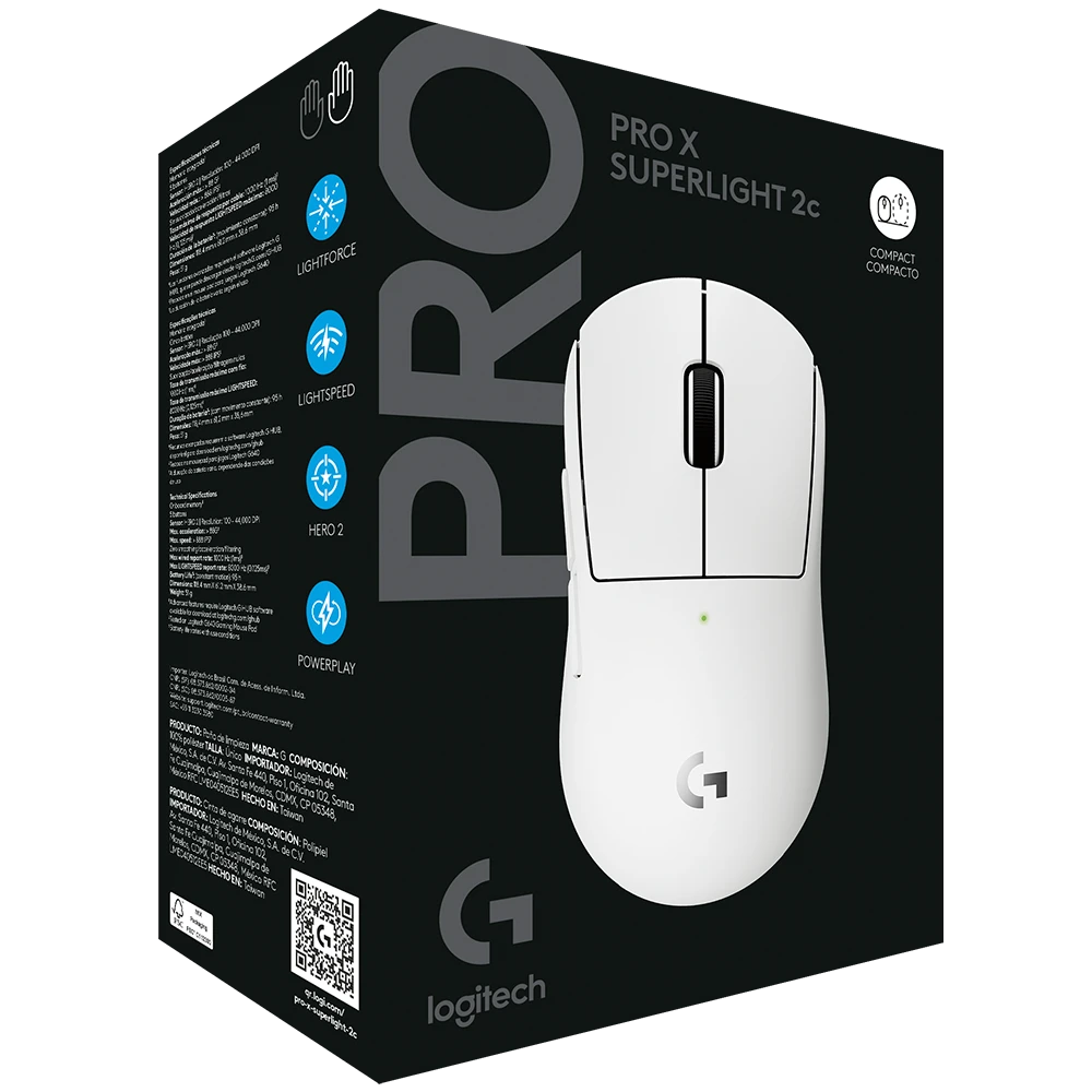 Product_20260114153850245565965.PNG MOUSE LOGITECH G PRO X SUPERLIGHT 2C BLANCO/ MAGENTA - Imagen 1
