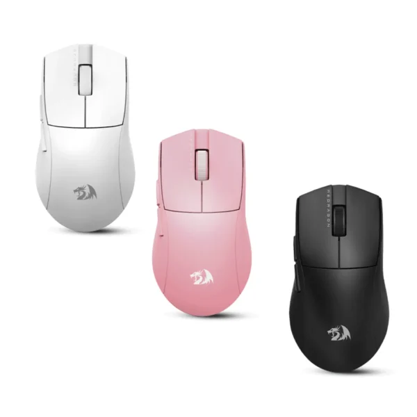 MOUSE REDRAGON KING PRO 4K (M916) NEGRO/ BLANCO/ ROSA