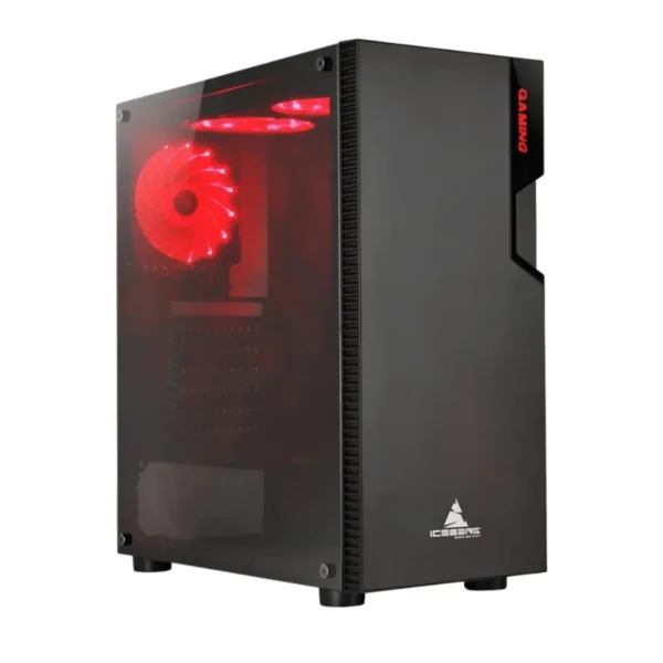 CHASIS ICEBERG GLACIUS V2 NEGRO Y BLANCO RGB