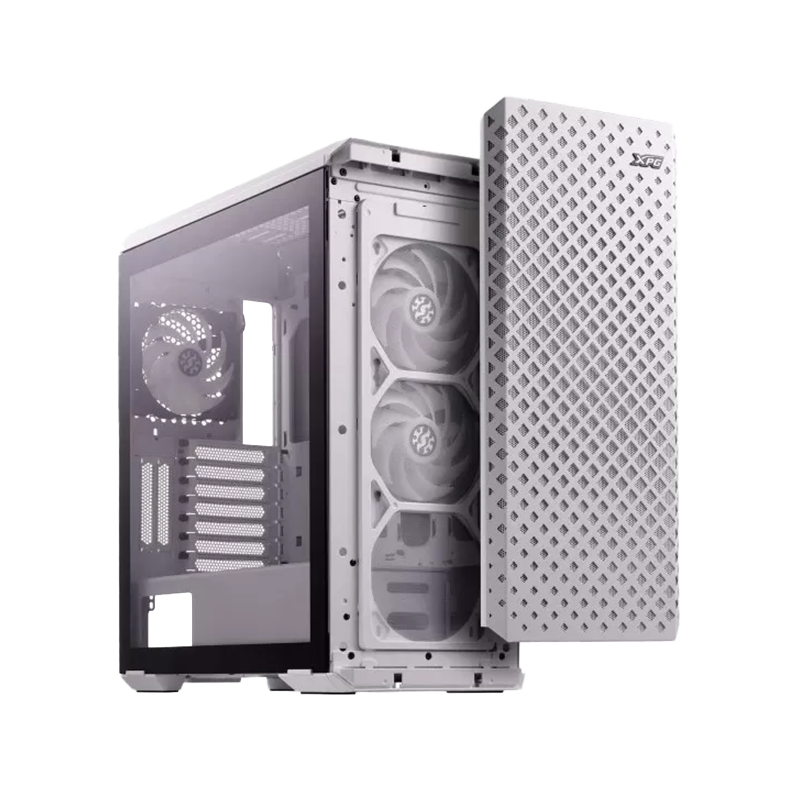 0105 CHASIS MID-TOWER XPG DEFENDER PRO RGB BLANCA - Imagen 1