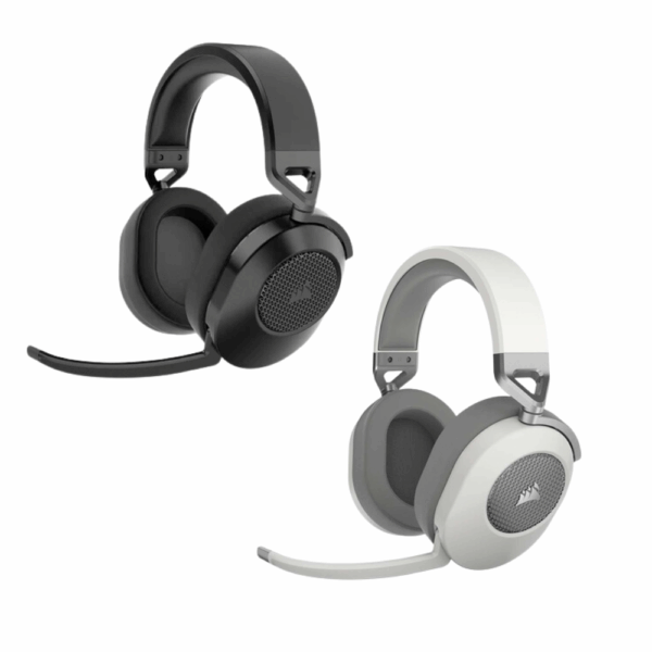 DIADEMA CORSAIR HS65 WIRELESS V2 NEGRO Y BLANCO