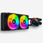 REFRIGERACION LIQUIDA COUGAR POSEIDON ELITE 240 RGB BLANCA Y NEGRA - Imagen 2