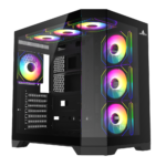 CHASIS ATX ICEBERG CRYSTAL EDGE NEGRA