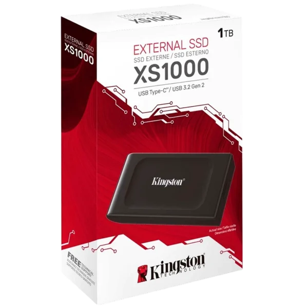 UNIDAD SOLIDA EXTERNA KINGSTON XS1000 1TB