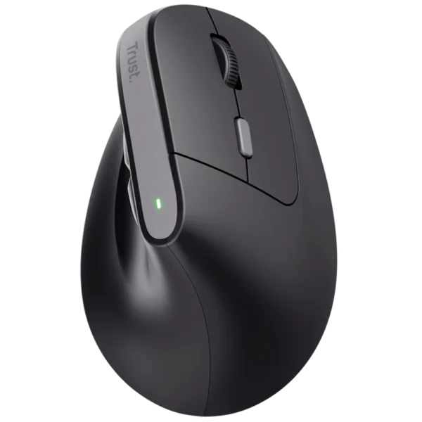 MOUSE INALAMBRICO ERGONOMICO TRUST BAYO II NEGRO