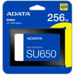 UNIDAD SOLIDA ADATA ULTIMATE SU650 256GB 2.5" SATA