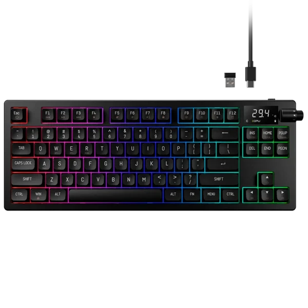 TECLADO MECANICO INALAMBRICO GAMDIAS HERMES M7 HYBRID (INGLES)