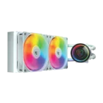 REFRIGERACION LIQUIDA COUGAR POSEIDON ELITE 240 RGB BLANCA Y NEGRA