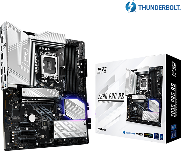 BOARD ASROCK Z890 PRO RS WIFI DDR5 LGA 1851 CORE ULTRA