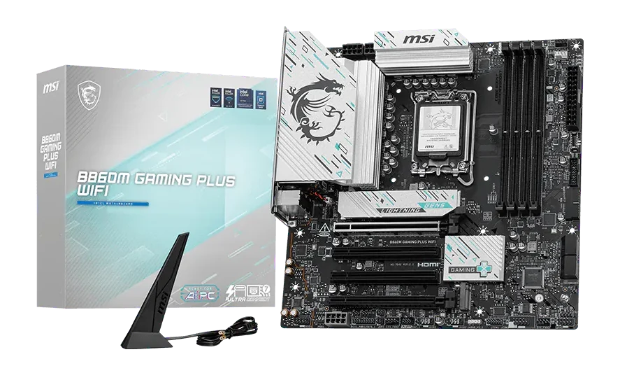 product_1736156070c11faa312089b39c645133769a1b56a0 BOARD MSI B860M GAMING PLUS WIFI DDR5 - Imagen 1