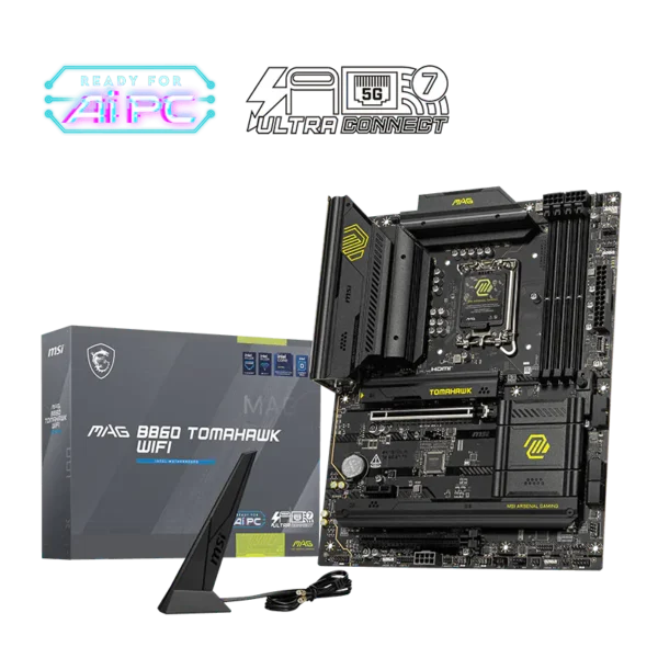 BOARD MSI MAG B860 TOMAHAWK WIFI DDR5 LGA 1851 CORE ULTRA