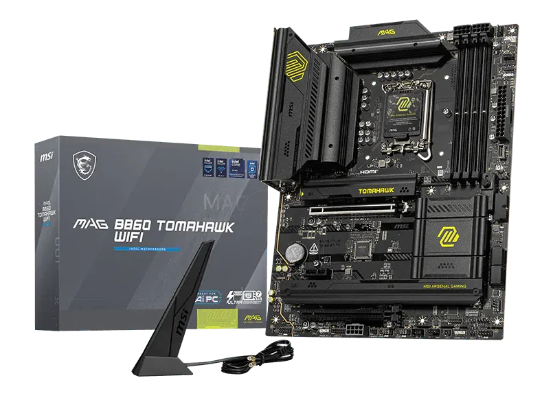 product_1736159970e3185c1ac43ff83992fbc20eca986119 BOARD MSI MAG B860 TOMAHAWK WIFI DDR5 - Imagen 1