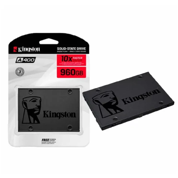 UNIDAD SOLIDA KINGSTON 2.5″ A400 960GB (DRAM LESS)