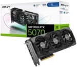 TARJETA DE VIDEO PNY RTX 5070 TRIFAN OC 12GB DDR7