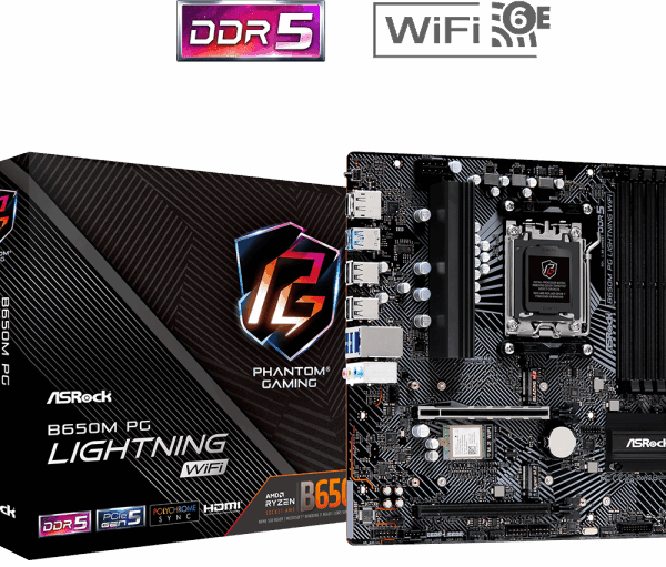 BOARD ASROCK B650M PG LIGHTNING WIFI AM5