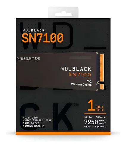 DISCO SSD M.2 WESTERN DIGITAL SN7100 2TB BLACK