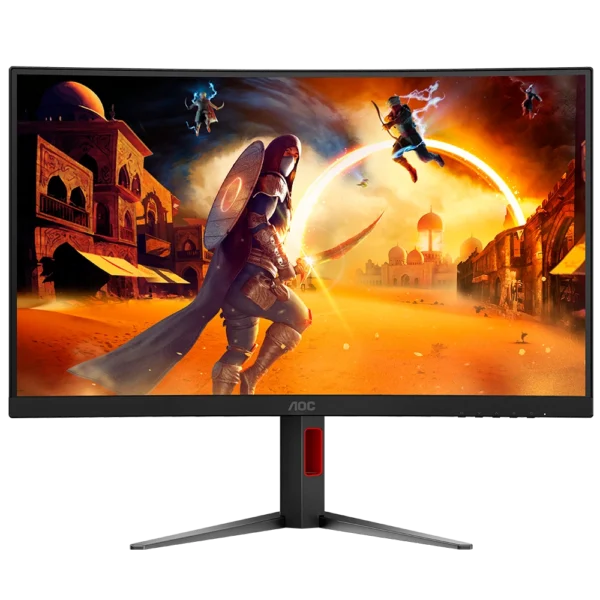MONITOR GAMER CURVO AOC 27" FHD VA 180HZ 0,5MS (MPRT) C27G4H