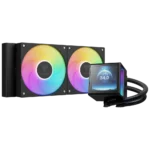 REFRIGERACIÓN LIQUIDA GAMDIAS CHIONE P5-240 ARGB (BLANCO Y NEGRO) - Imagen 2