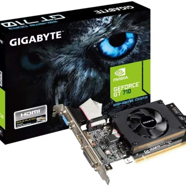 TARJETA DE VIDEO GIGABYTE DDR3 2GB GT710 LP