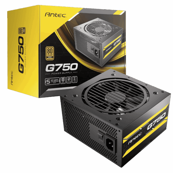 FUENTE DE PODER ANTEC G750 750W 80 PLUS GOLD (SEMIMODULAR)