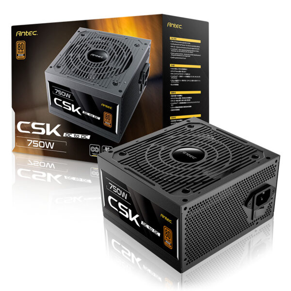 FUENTE DE PODER ANTEC CSK 750W 80 PLUS BRONZE