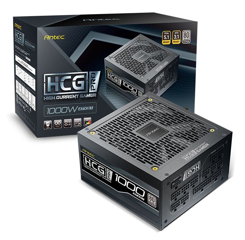14264_1 FUENTE DE PODER HCG PRO 1000W 80 PLUS PLATINUM - Imagen 1