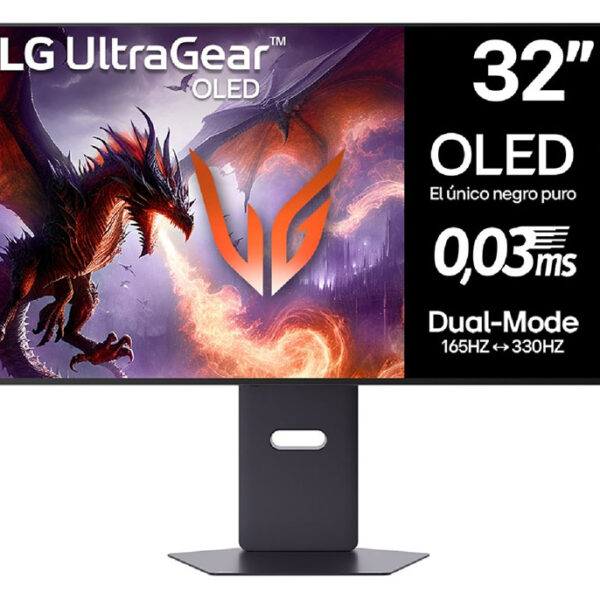 MONITOR LG 32" OLED UHD (32GX850A-B) 0,03ms 330Hz PIVOT
