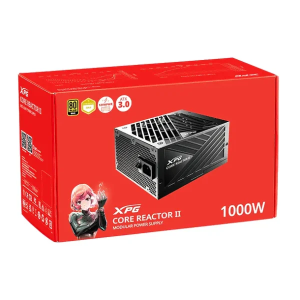 FUENTE DE PODER XPG CORE REACTOR II 1000W 80 PLUS GOLD (FULL MODULAR)